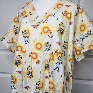 NWT  Disney Cruise Lines Women's Tiered Dress Minnie Mouse Size Medium Summer